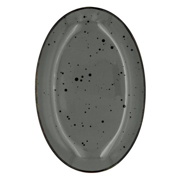 Alumina Bogucice Cottage Graphite Półmisek owalny