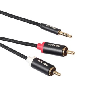 3x стереоаудиокабель 3,5 мм на 2 штекерных разъема RCA