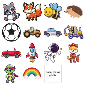 Wodoodporne naklejki imienne na przybory szkolne metki 58 sztuk imienniki