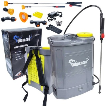 ЭЛЕКТРИЧЕСКИЙ РЮКЗАК-ОПРЫСКИВАТЕЛЬ XXXL НА АККУМУЛЯТОРЕ, 16 Л