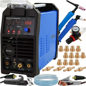 Spawarka 3w1 TIG DC 200A MMA CUT 50A ZESTAW Plazma