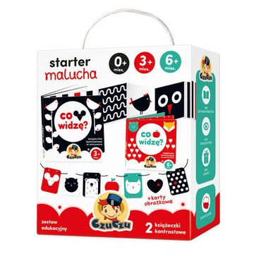 STARTER MALUCHA Zestaw Edukacyjny 0+ 3+ 6+ CZUCZU