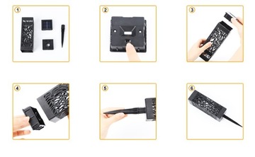 НАБОР СОЛНЕЧНЫХ ЛАМП ИЗ 20 ДЕКОРАТИВНЫХ СВЕТОДИОДНЫХ ЛАМП с приводным столбом