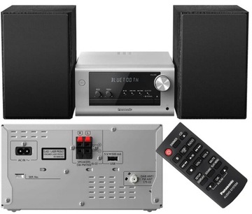 Panasonic SC-PM700EG-S Wieża Bluetooth FM CD Radio mikrowieża S.Remastering