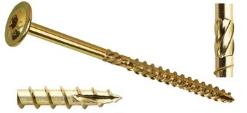 WKRĘTY DO DREWNA TALERZOWE 8x220 CIESIELSKIE WKRĘT TORX 50szt