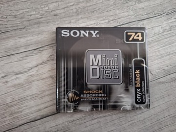 MINI DISC SONY 74 BLACK CZYTAJ OPIS!!!