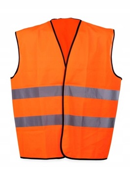 KAMIZELKA ODBLASKOWA POMARAŃCZOWA XL