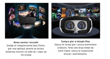 ОЧКИ VR 3D Дисплей 5 дюймов, БЕЛЫЕ