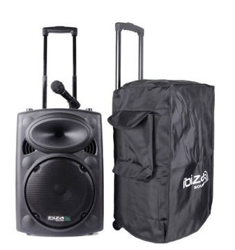 Мобильная колонка PORT8UHF-BT-TWS, 2 микрофона, чехол для пульта дистанционного управления