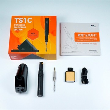 Miniware bezprzewodowa stacja lutownicza TS1C + grot TS-B02