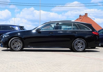 Mercedes Klasa C W206 Kombi Plug-In 2.0 300e 313KM 2023 Mercedes C300e 313 koni 2xAMG Panorama Hak Blis Webasto Ambiente LKA Hi-Fi, zdjęcie 27