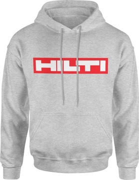 HILTI BLUZA MĘSKA BUDOWA PREZENT DLA BUDOWLANCA XL Z KAPTUREM DRESOWA