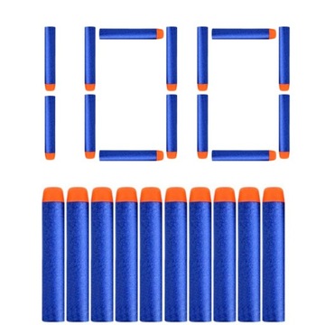 100 szt STRZAŁKI DO NERF ELITE N-STRIKE WYRZUTNI