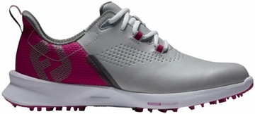 FJ Fuel Womens Golf Shoes Grey/Berry/Dar