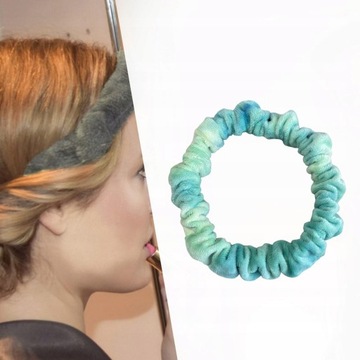 Повязка на голову с щипцами для завивки волос