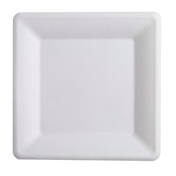 TALERZE Z TRZCINY CUKROWEJ 26X26 CM ECO 1 szt BIO