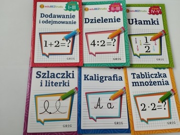 EDU BEZ TRUDU Tabliczka mnożenia, Dodawanie, Kalig
