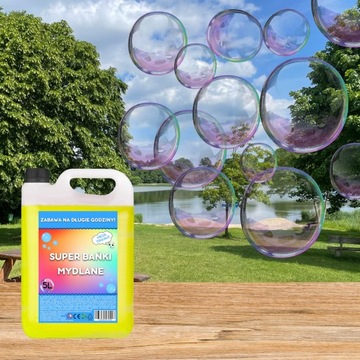 ЖИДКОСТЬ ДЛЯ БОЛЬШИХ МЫЛЬНЫХ ПУЗЫРЕЙ 5л МЫЛЬНЫЕ ПУЗЫРЬКИ