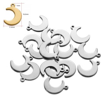 100Pcs/lot Customized Custom Laser Engrave Name LOGO Stainless Steel