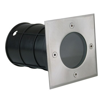Крепление перепуска 1xGU10 квадратное, 2 сальника GTV IP67