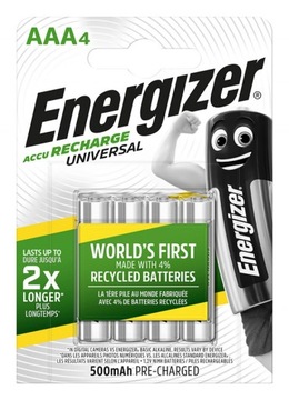 Akumulator Universal AAA HR03 1,2V 500mAh 4szt