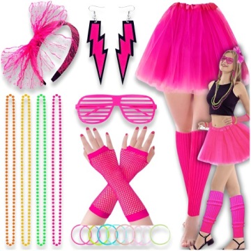 80 -е годы 80 -х годов ретро неоново -машни