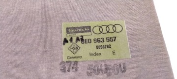8E0963557 AUDI A4 B7 8E 2005-2008 HMOTA OTEPLOVACÍ SEDADLA VRCH