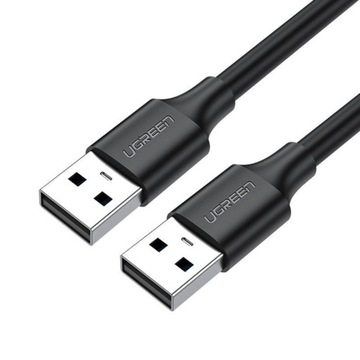 Кабель Ugreen USB - USB 2.0 480Мб/с 3м черный (US102)