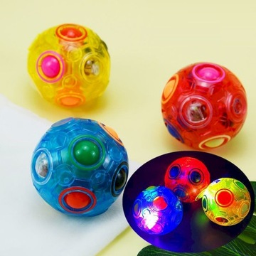 ШАР АНТИСТРЕСС, ВОЛШЕБНЫЙ, СЕНСОРНЫЙ, СВЕТИЛЬНИК