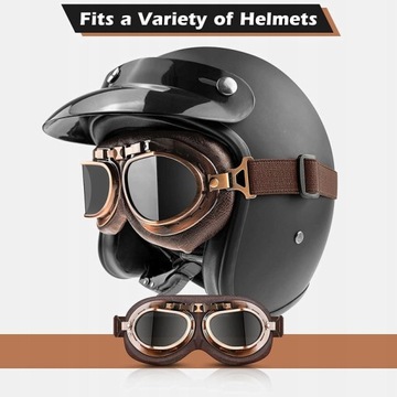 Мотоциклетные очки Aviator VINTAGE