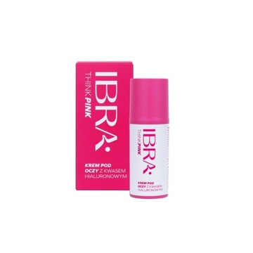 Krem pod oczy z kwasem hialuronowym nawilżający 30ml Think Pink IBRA