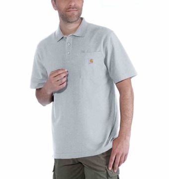 Koszulka Carhartt Polo Contractor Work Gray