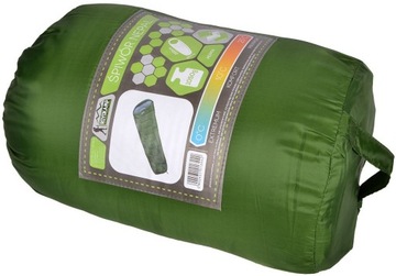 НЕПАЛЬСКИЙ СПАЛЬНЫЙ МЕШОК ТЕМНО-ЗЕЛЕНЫЙ 210x80x50CM ENERO CAMP