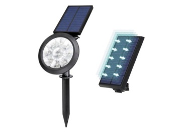 СОЛНЕЧНАЯ ЛАМПА RGBW LED 5050 РОЖДЕСТВЕНСКАЯ САДОВАЯ ЛАМПА СНЯТА НА УЛИЦЕ