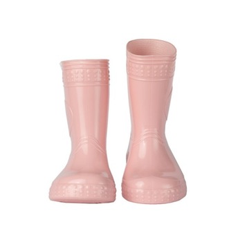 ВЕЛЛИНГОВЫЕ БОТИНКИ, ПОЖАЛУЙСТА, ДЕТСКИЕ РЕЗИНОВЫЕ БОТИНКИ, ПОРОШКОВЫЙ РОЗОВЫЙ, размер 23/24