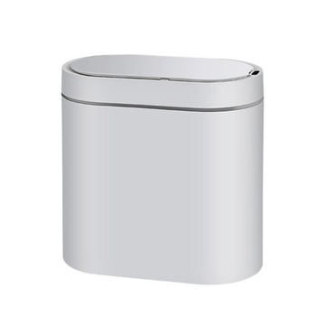 Smart Touchless Bathroom Trash Can Space Saving Narrow Small Garbage Bin 7L