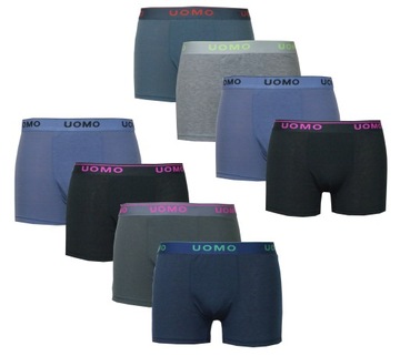 8 x BOKSERKI męskie UOMO bawełna XL