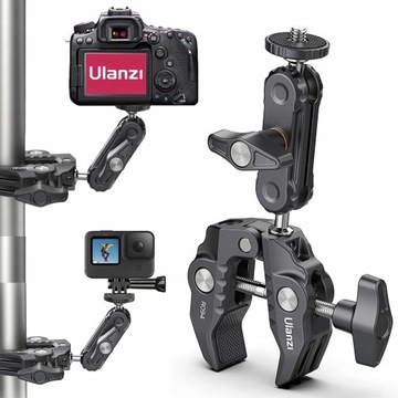 UCHWYT ZACISK CRAB CLAMP +PRZEGUB MAGIC ARM ULANZI