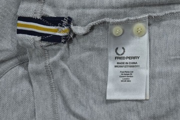 FRED PERRY Koszulka Polo Logowana Męska XXL