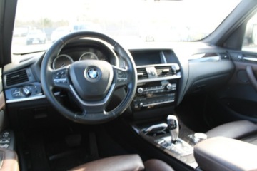 BMW X3 F25 2015 BMW X3 Salon Polska Panorama Kamera Skóra Webasto, zdjęcie 13