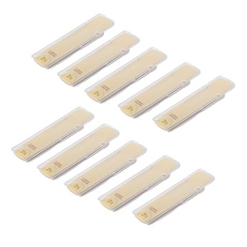 10 тростей для альт-саксофона с запасными частями в индивидуальном футляре, прочность 2,5