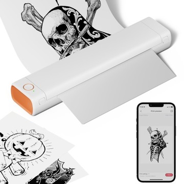 Портативный принтер M08F-Letter, поддержка печати на бумаге формата Letter, 8,5 x 11 дюймов