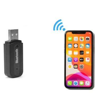 ЗВУКОВОЙ ПРИЕМНИК АДАПТЕР BLUETOOTH USB + AUX