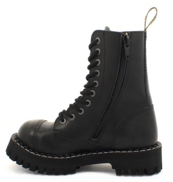 СТАЛЬНЫЕ БОТИНКИ RED FLAMES С 10 ОТВЕРСТИЯМИ 39