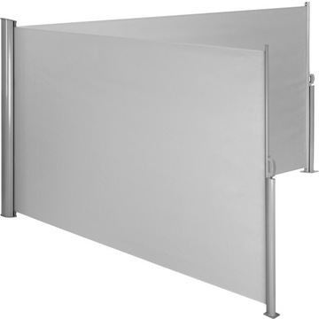 Aluminiowa podwójna markiza boczna