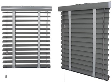 Żaluzje Poziome ścienne wymiar 80x130cm Aluminium