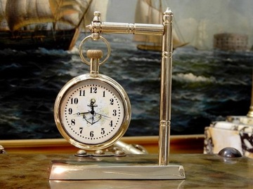 КАРМАННЫЕ ЧАСЫ С КОМПАСОМ ДЛЯ НАСТОЛЬНОГО ПАРУСНОГО КОРАБЛЯ