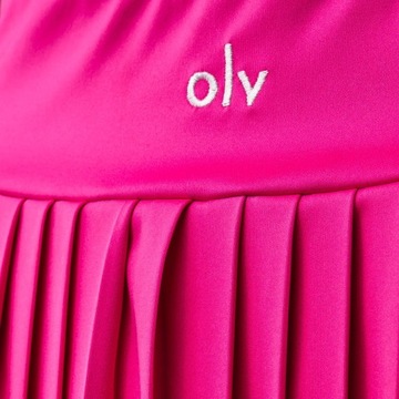 Komplet damski sportowy OLAVOGA ADMIRE - Amarant (Rozmiar: S)