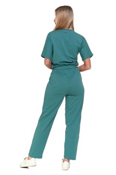КОМБИНЕЗОН ЖЕНСКИЙ, ГЛАДКИЙ, ДЛИННЫЙ, СВОБОДНЫЙ, КОМФОРТНЫЙ, ИЗ ХЛОПКА МОРАХ, XL