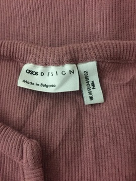 Asos krótka żebrowana bluzka XS *PW407*